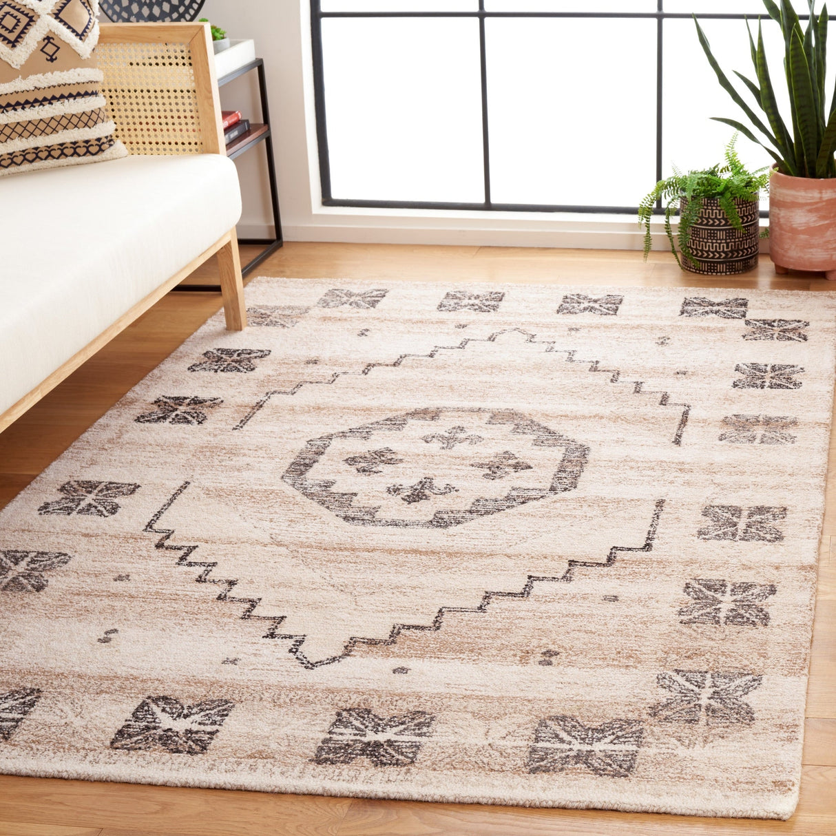 Safavieh Ebony Ebn608D Gold/Beige Rug - Safavieh - ebn608d - 3