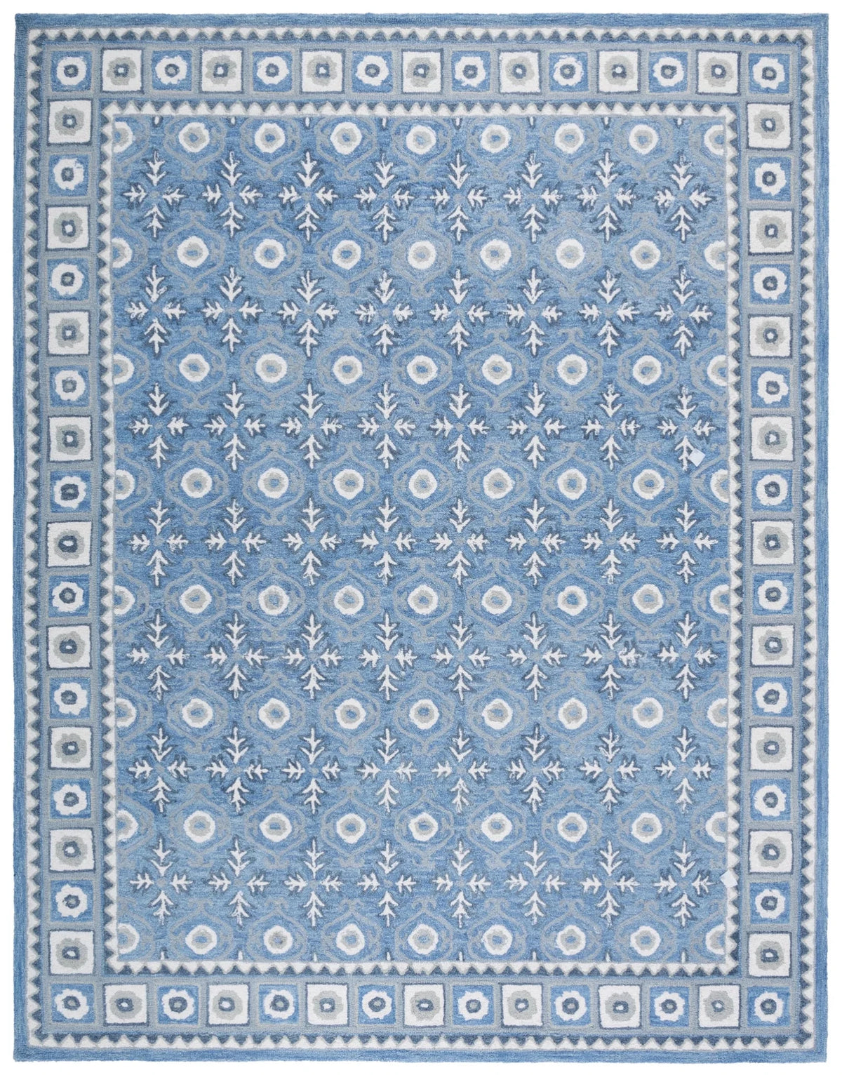 Safavieh Ebony 10'-0" x 14'-0" Rug in Blue / Ivory