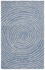 Safavieh Ebony Ebn652M Blue/Ivory Rug - Safavieh - ebn652m - 3