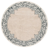 Safavieh Ebony 6'-0" x 6'-0" Rug in Ivory / Grey