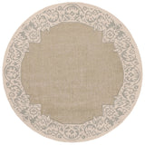 Safavieh Ebony 6'-0" x 6'-0" Rug in Beige / Green