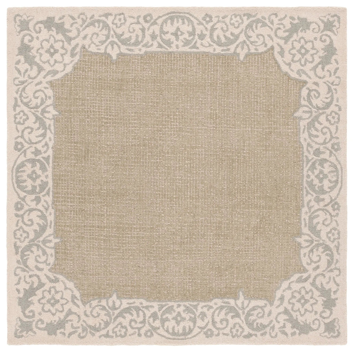 Safavieh Ebony 6'-0" x 6'-0" Rug in Beige / Green