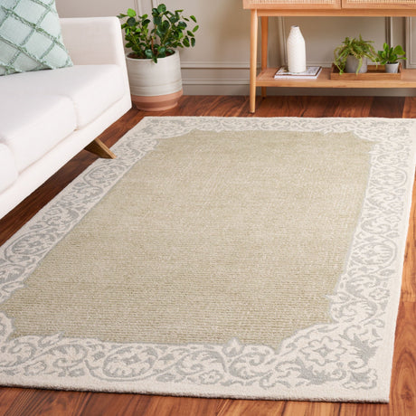 Safavieh Ebony Ebn654B Beige/Green Rug - Safavieh - ebn654b - 3