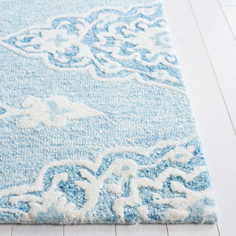 Safavieh Ebony Ebn655M Ivory/Light Blue Rug - Safavieh - ebn655m - 3