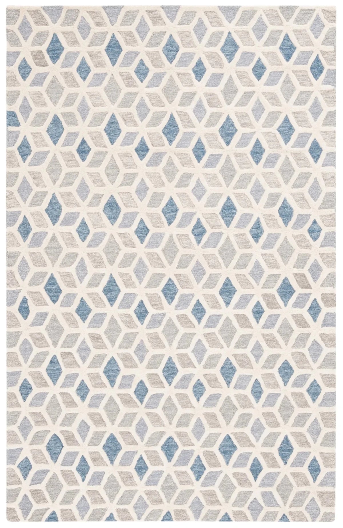 Safavieh Ebony 4'-0" x 6'-0" Rug in Ivory / Blue
