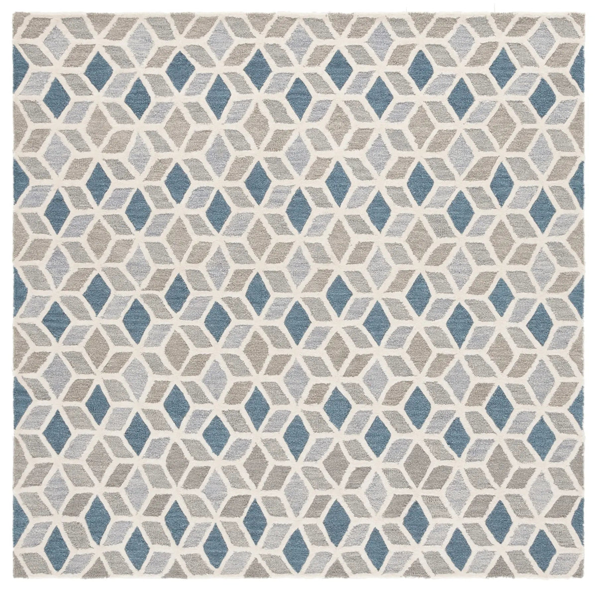 Safavieh Ebony 6'-0" x 6'-0" Rug in Ivory / Blue