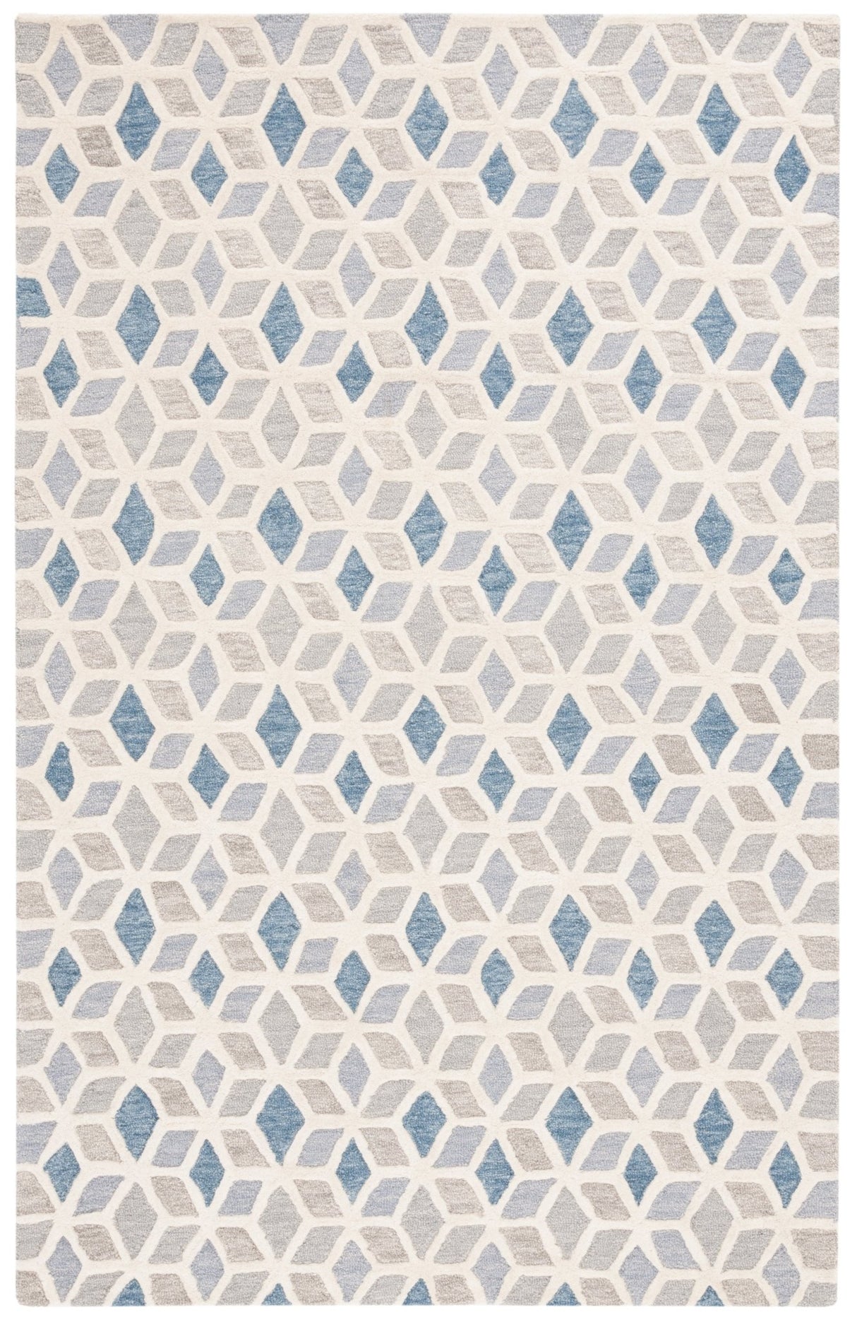 Safavieh Ebony Ebn656A Ivory/Blue Rug - Safavieh - ebn656a - 3