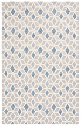 Safavieh Ebony Ebn656A Ivory/Blue Rug - Safavieh - ebn656a - 3