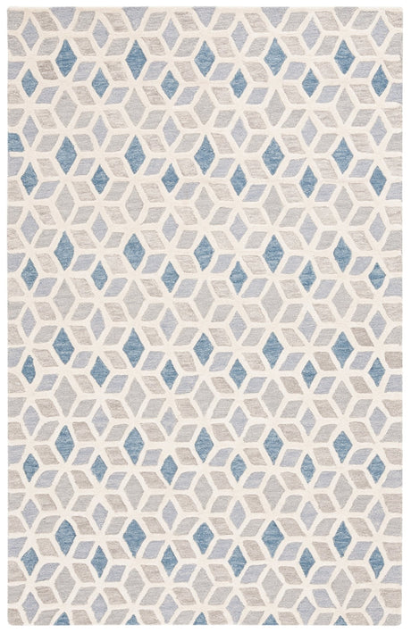 Safavieh Ebony Ebn656A Ivory/Blue Rug - Safavieh - ebn656a - 3