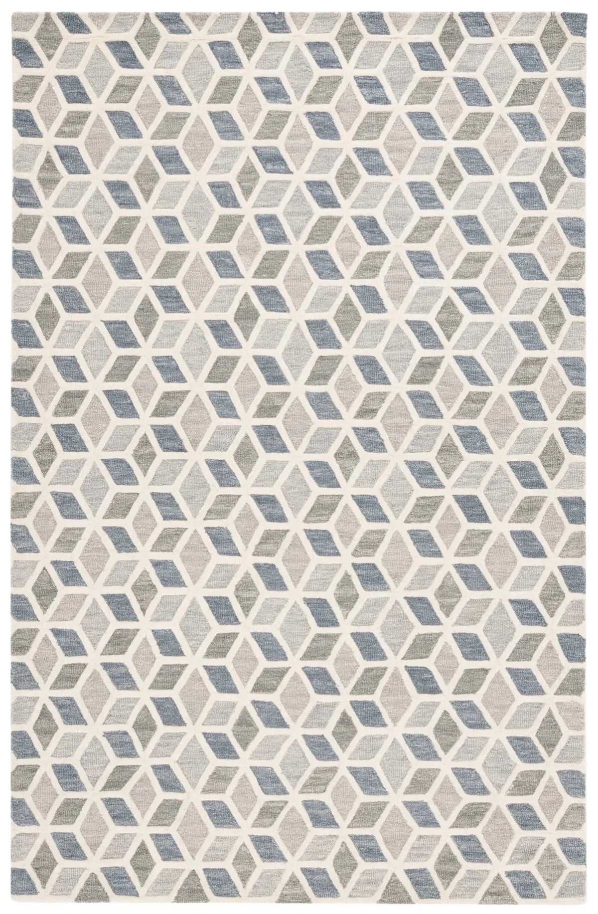 Safavieh Ebony 4'-0" x 6'-0" Rug in Ivory / Grey