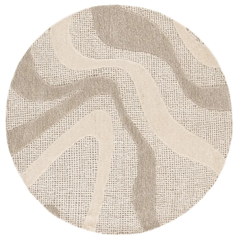 Safavieh Ebony 6'-0" x 6'-0" Rug in Grey / Ivory