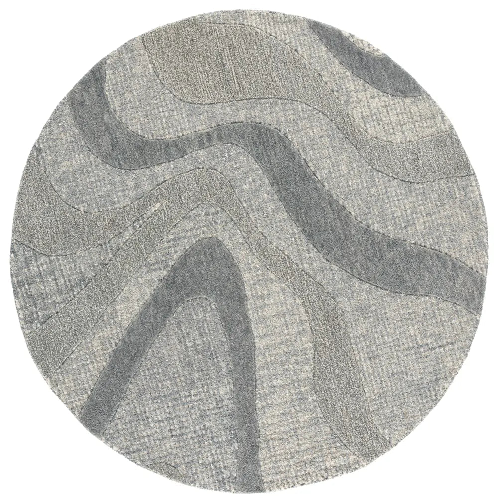 Safavieh Ebony 6'-0" x 6'-0" Rug in Blue / Ivory