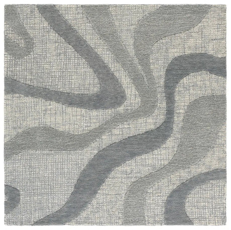 Safavieh Ebony 6'-0" x 6'-0" Rug in Blue / Ivory
