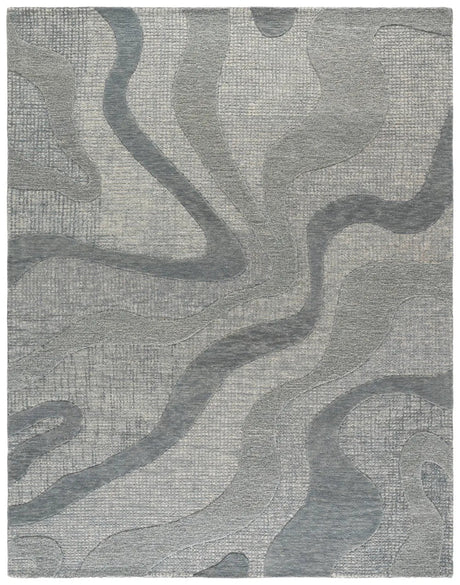 Safavieh Ebony 8'-0" x 10'-0" Rug in Blue / Ivory