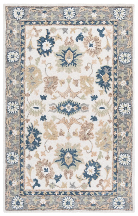 Safavieh Ebony 4'-0" x 6'-0" Rug in Ivory / Grey