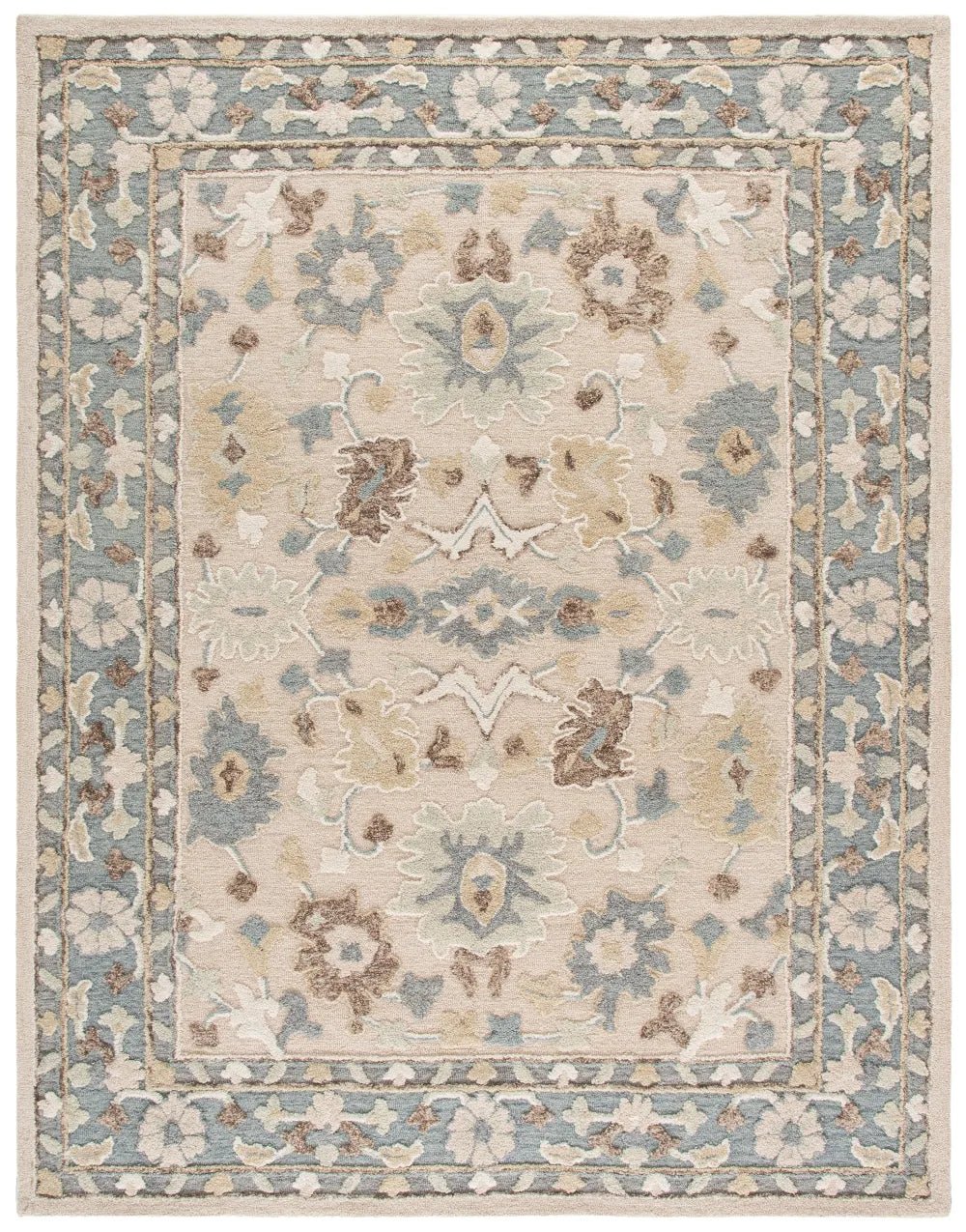 Safavieh Ebony 8'-0" x 10'-0" Rug in Beige / Grey