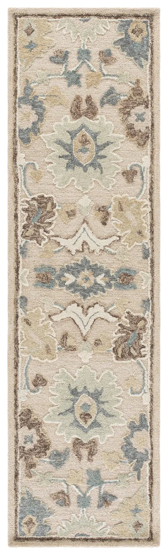 Safavieh Ebony 2'-3" x 8'-0" Rug in Beige / Grey