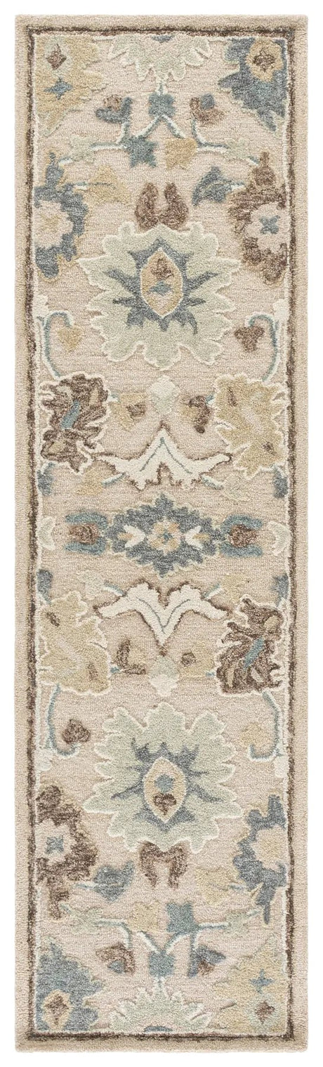 Safavieh Ebony 2'-3" x 8'-0" Rug in Beige / Grey
