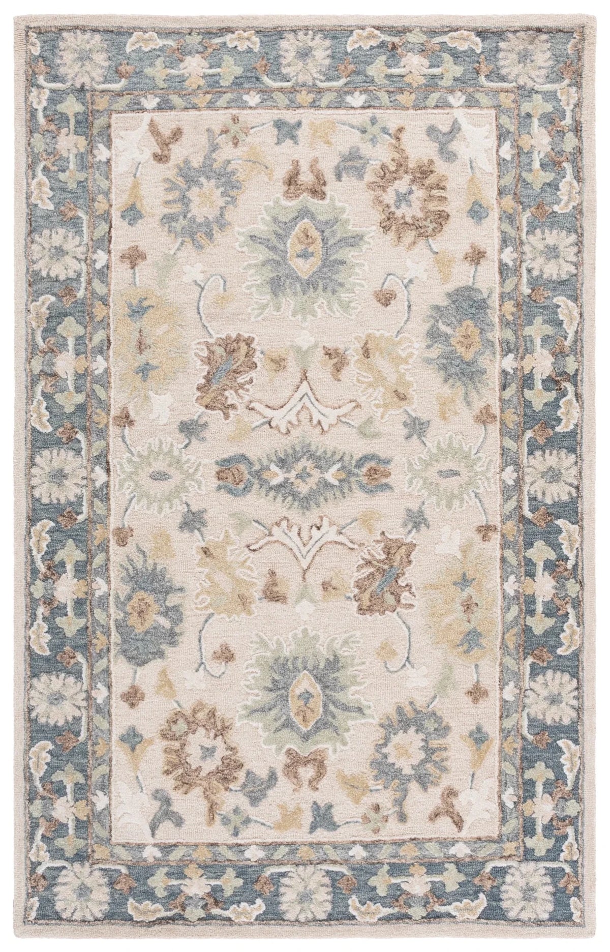 Safavieh Ebony 4'-0" x 6'-0" Rug in Beige / Grey