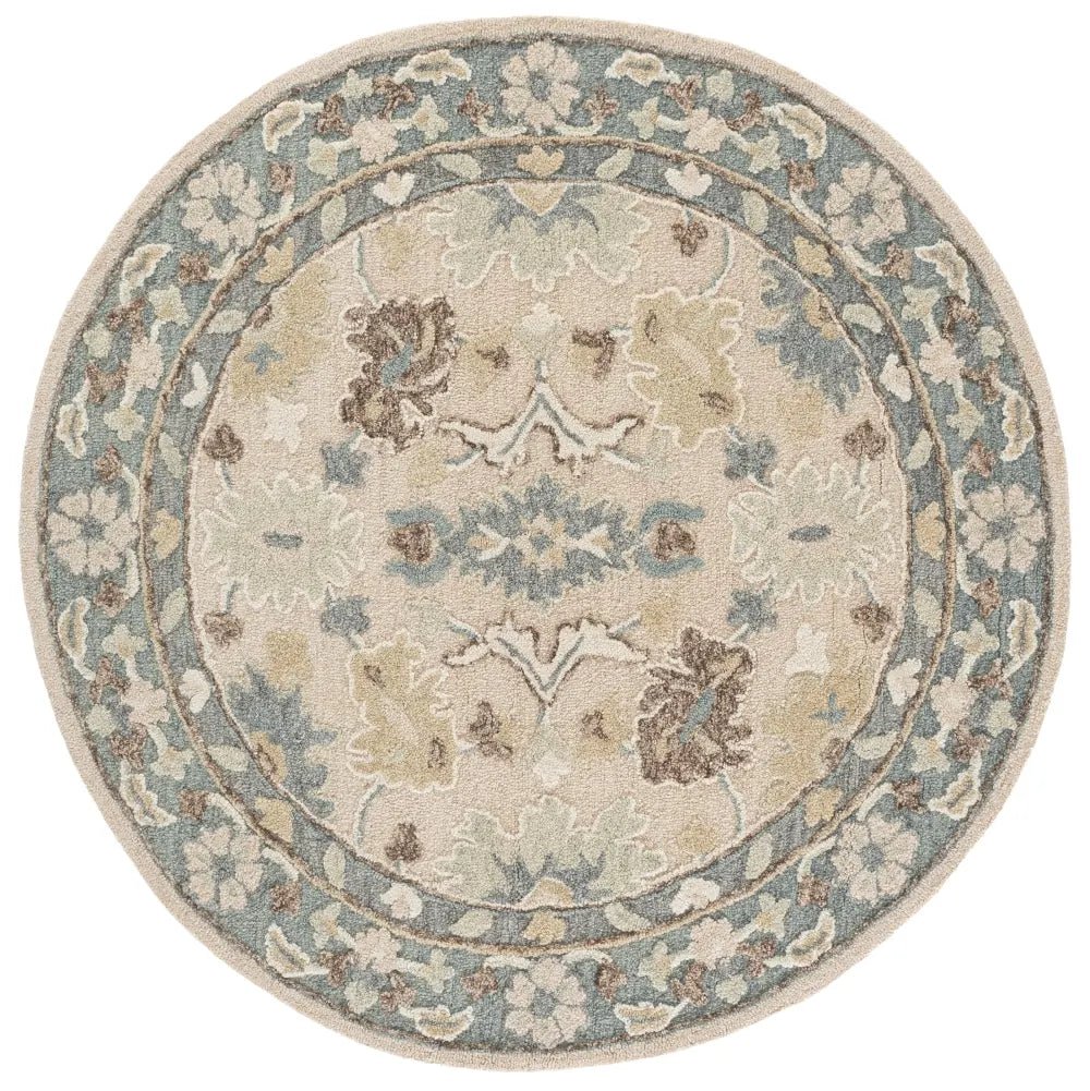 Safavieh Ebony 6'-0" x 6'-0" Rug in Beige / Grey
