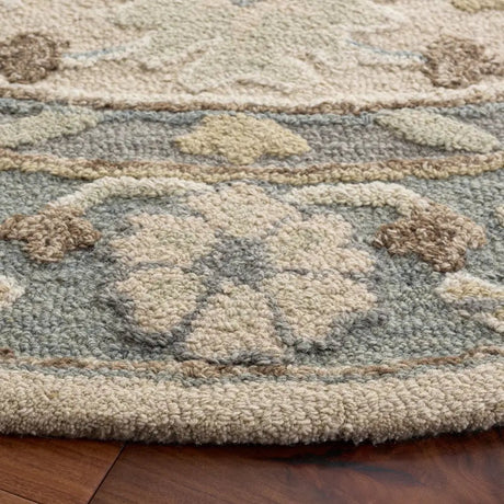 Safavieh Ebony 6'-0" x 6'-0" Rug in Beige / Grey