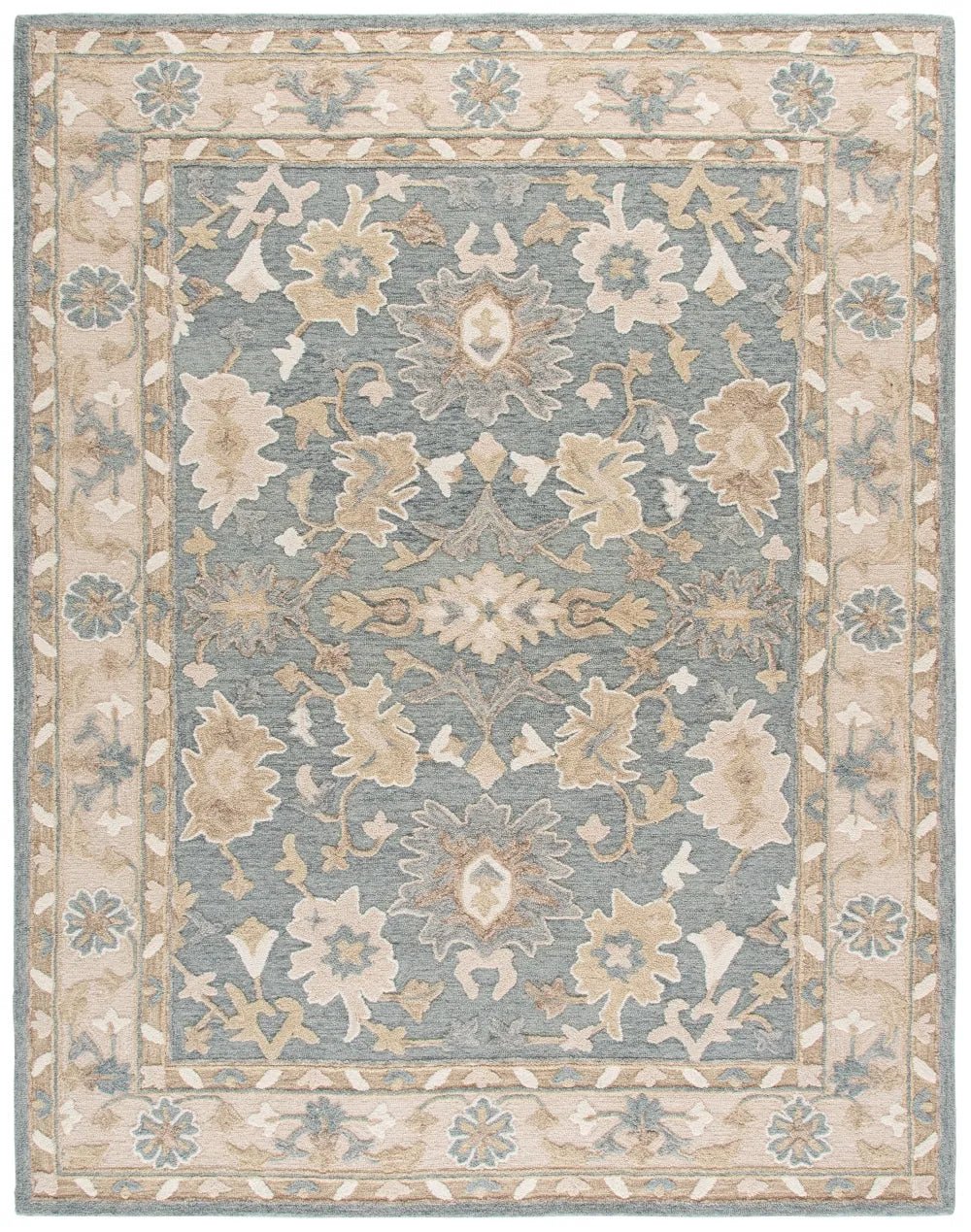 Safavieh Ebony 8'-0" x 10'-0" Rug in Grey / Beige