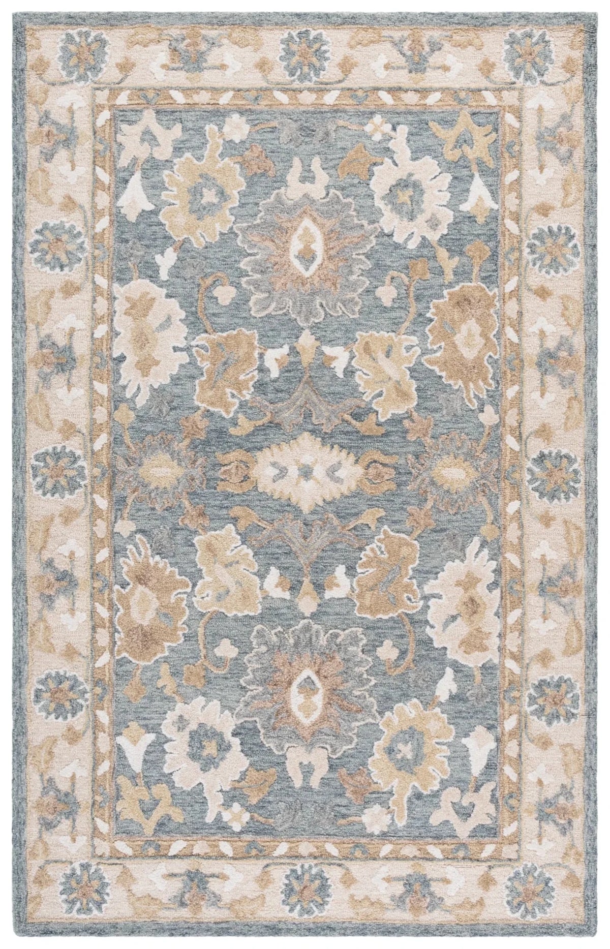 Safavieh Ebony 4'-0" x 6'-0" Rug in Grey / Beige