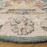 Safavieh Ebony 6'-0" x 6'-0" Rug in Green / Beige