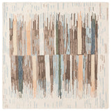 Safavieh Ebony 6'-0" x 6'-0" Rug in Ivory / Brown