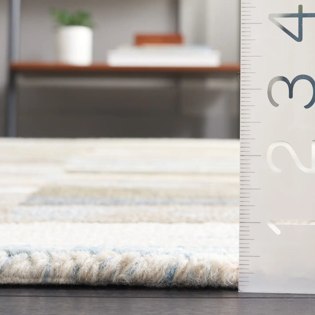 Safavieh Ebony 4'-0" x 6'-0" Rug in Ivory / Brown