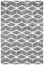 Safavieh Ebony 4'-0" x 6'-0" Rug in Dark Grey / Ivory