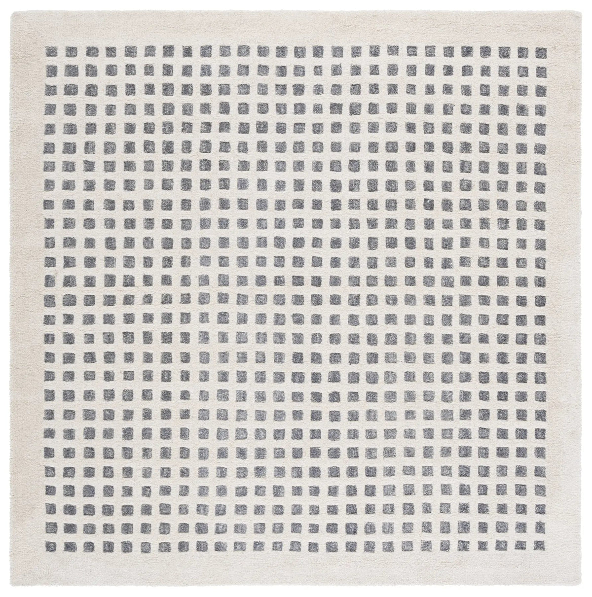 Safavieh Ebony 6'-0" x 6'-0" Rug in Ivory / Black