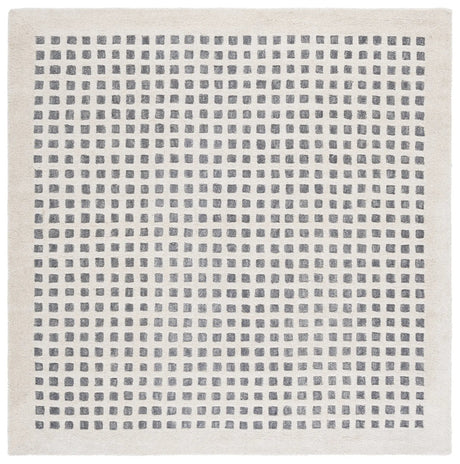 Safavieh Ebony 6'-0" x 6'-0" Rug in Ivory / Black