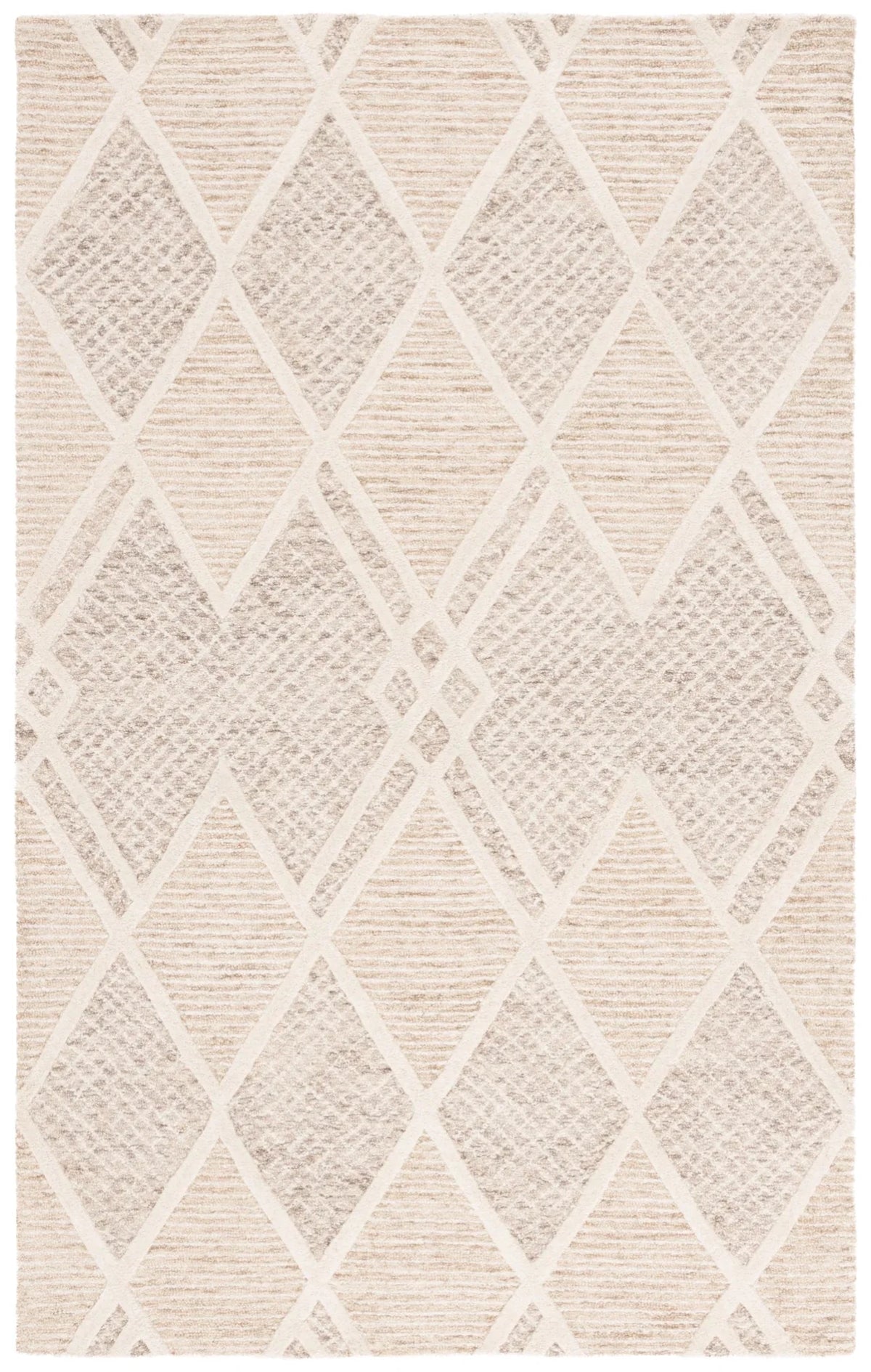 Safavieh Ebony 4'-0" x 6'-0" Rug in Beige / Ivory