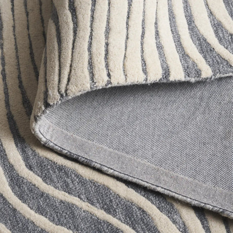 Safavieh Ebony 4'-0" x 6'-0" Rug in Grey / Ivory