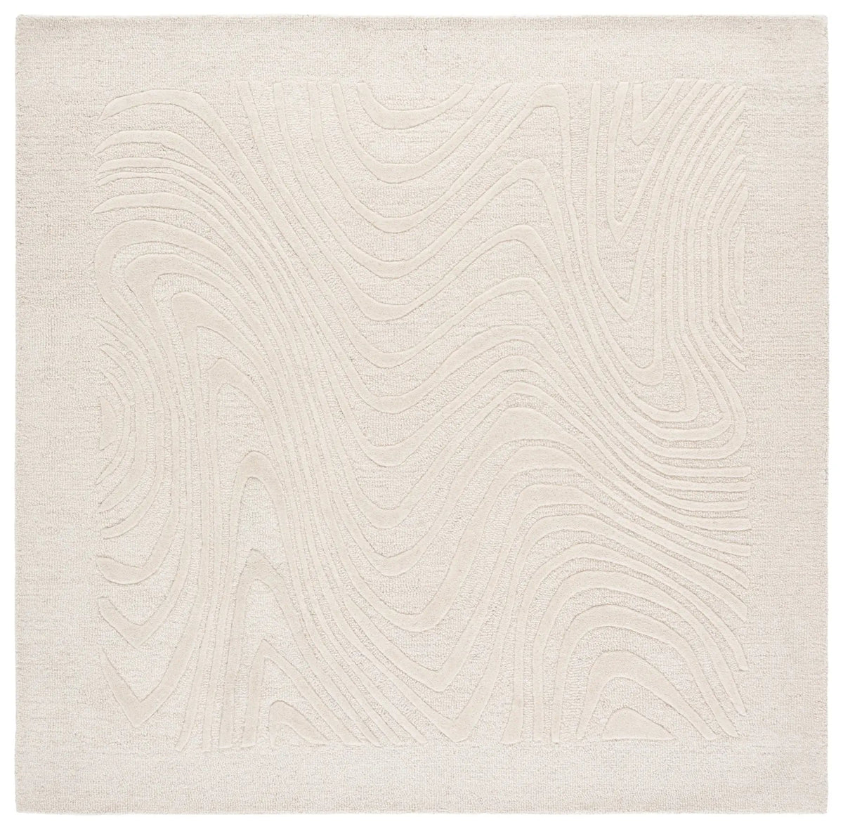 Safavieh Ebony 6'-0" x 6'-0" Rug in Ivory