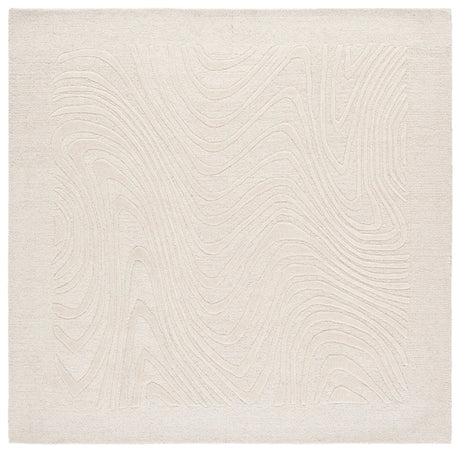 Safavieh Ebony 6'-0" x 6'-0" Rug in Ivory
