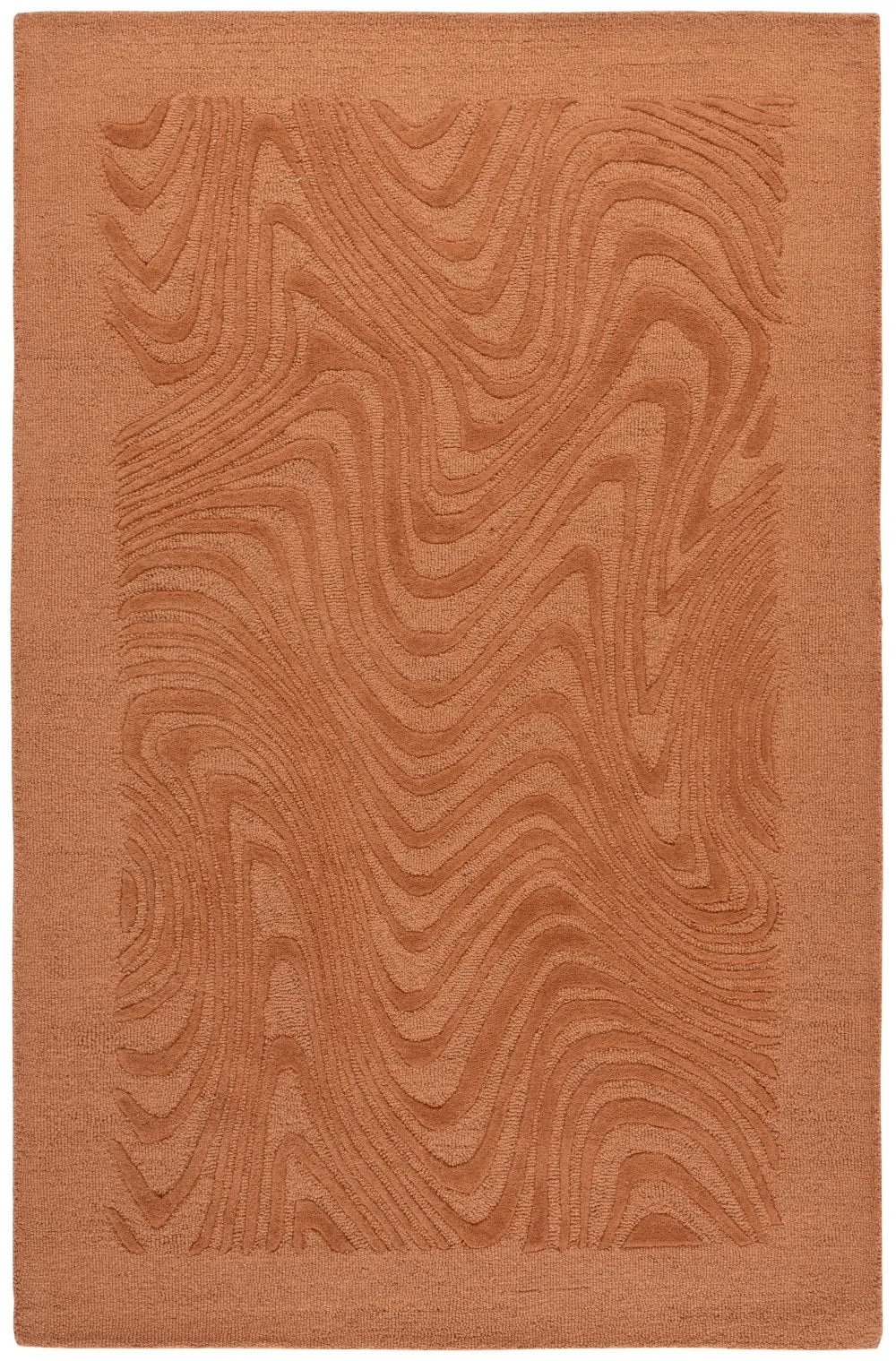 Safavieh Ebony 5'-0" x 8'-0" Rug in Rust