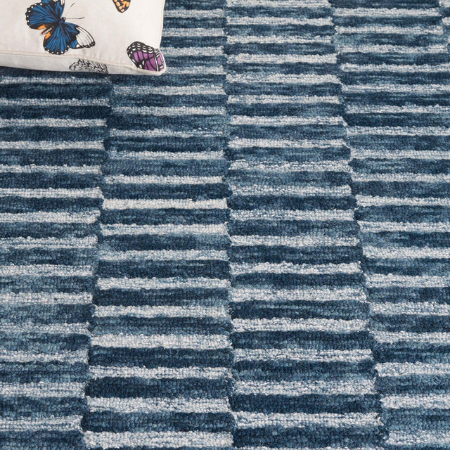 Safavieh Ebony Ebn751N Navy/Light Blue Rug - Safavieh - ebn751n - 3