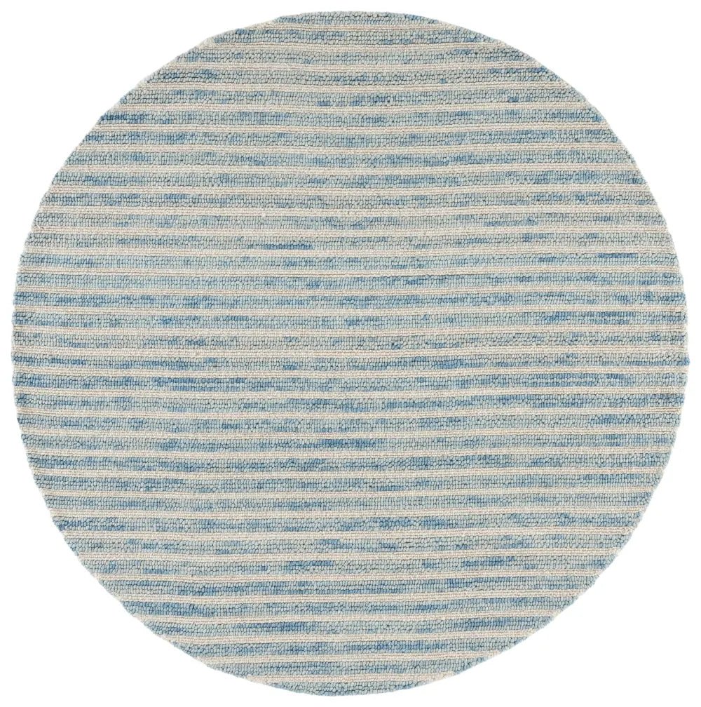 Safavieh Ebony 6'-0" x 6'-0" Rug in Light Blue / Ivory