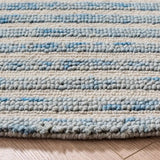 Safavieh Ebony 6'-0" x 6'-0" Rug in Light Blue / Ivory
