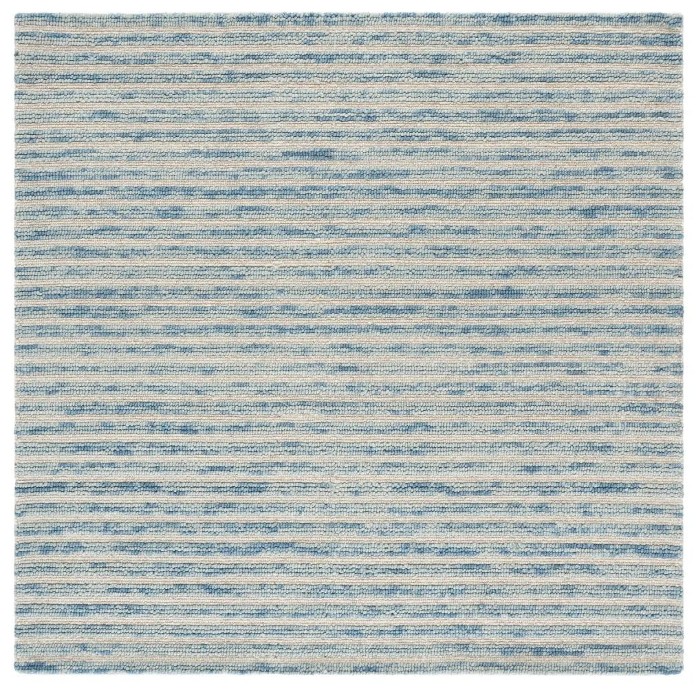 Safavieh Ebony 6'-0" x 6'-0" Rug in Light Blue / Ivory