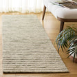 Safavieh Ebony 2'-3" x 8'-0" Rug in Light Green / Ivory
