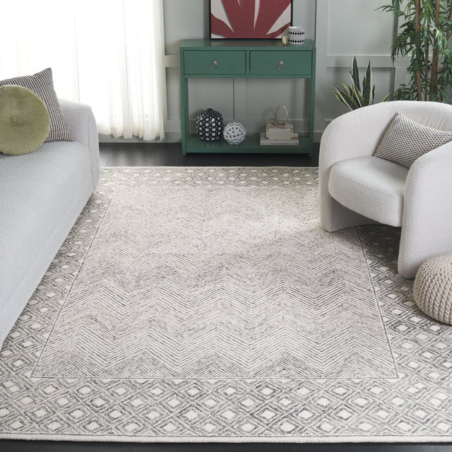 Safavieh Ebony Ebn801F Grey/Ivory Rug - Safavieh - ebn801f - 28