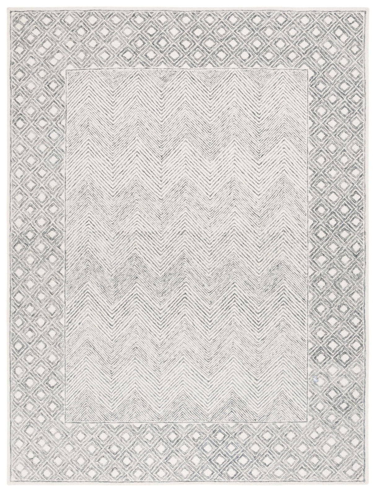 Safavieh Ebony Ebn801F Grey/Ivory Rug - Safavieh - ebn801f - 28