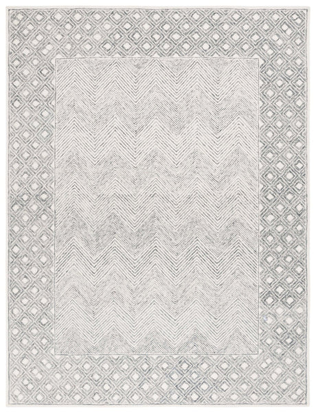 Safavieh Ebony Ebn801F Grey/Ivory Rug - Safavieh - ebn801f - 28