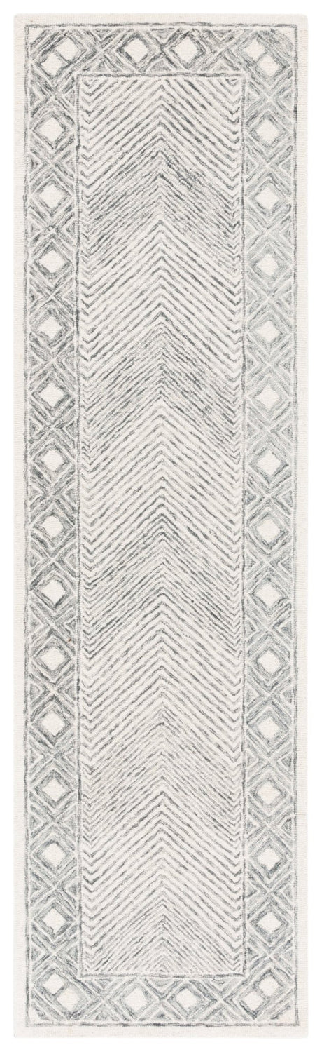 Safavieh Ebony Ebn801F Grey/Ivory Rug - Safavieh - ebn801f - 28