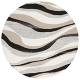 Safavieh Ebony 6'-0" x 6'-0" Rug in Ivory / Grey