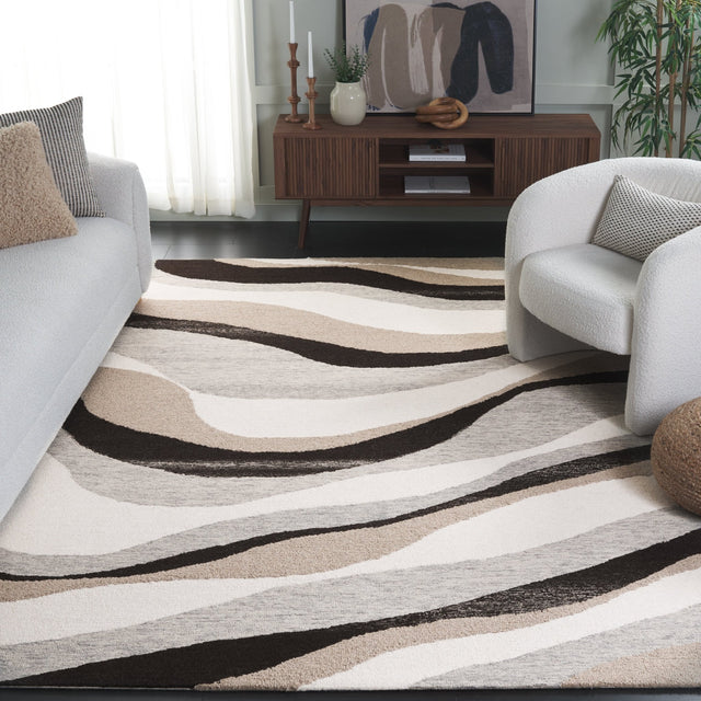 Safavieh Ebony Ebn804A Ivory/Grey Rug - Safavieh - ebn804a - 6r