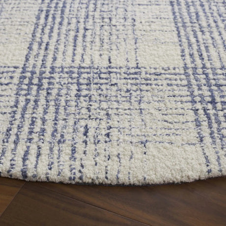 Safavieh Ebony 6'-0" x 6'-0" Rug in Ivory / Blue